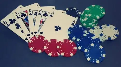Pengguna membaca syarat bonus di mobile